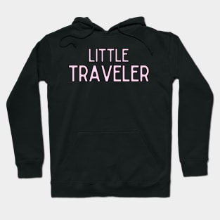 Little Traveler - Pink Travel Design Hoodie